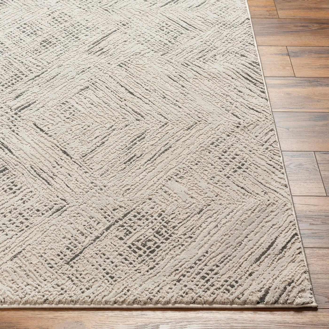 Garza Diamond Textured Washable Rug by Boutique Rugs