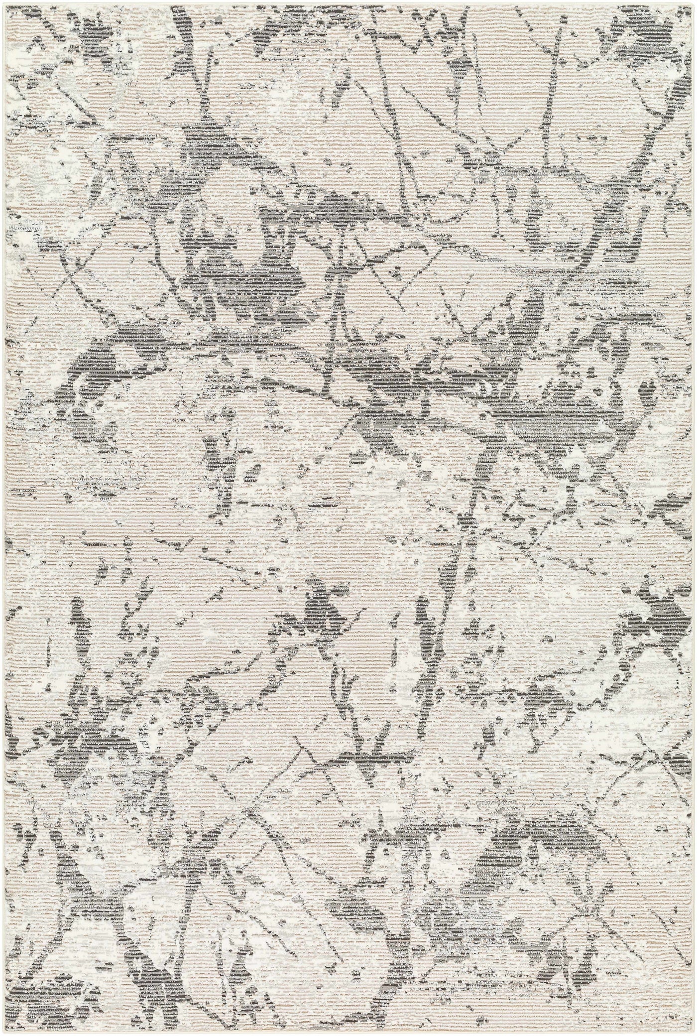 Ianto Gray Marble Washable Area Rug by Boutique Rugs