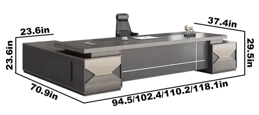 Eyer · Modern L-Shaped Executive Desk by Arc Grove