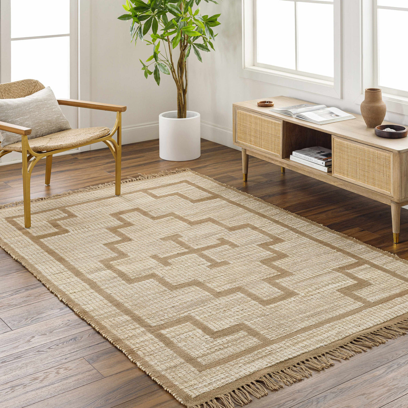 Liana Jute Rug - Clearance by Boutique Rugs