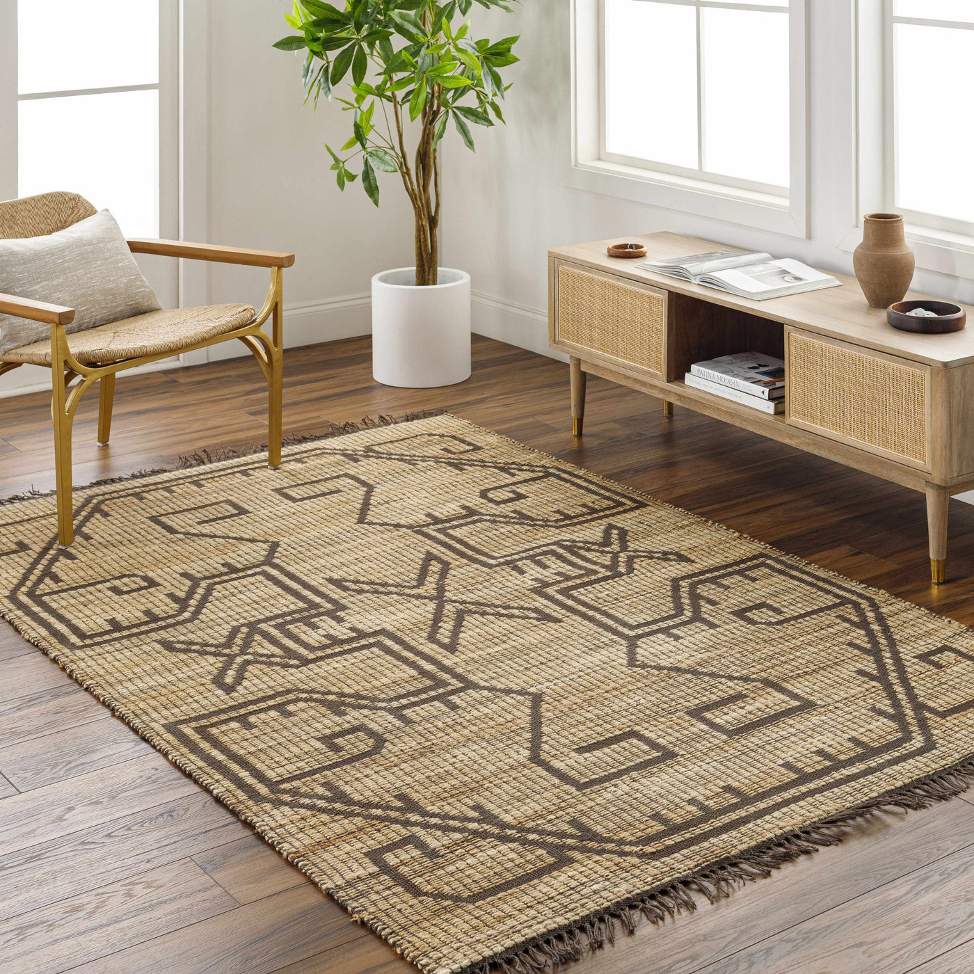 Naoya Jute Rug - Clearance by Boutique Rugs