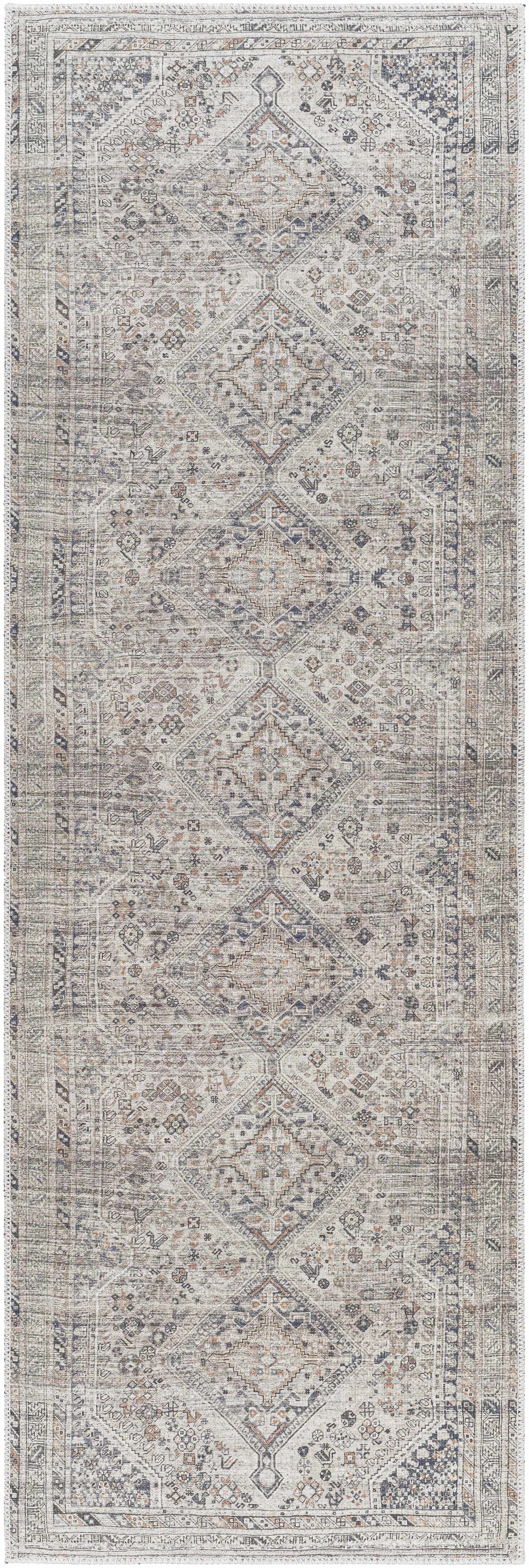 Barny Beige Flat Pile Washable Rug by Boutique Rugs