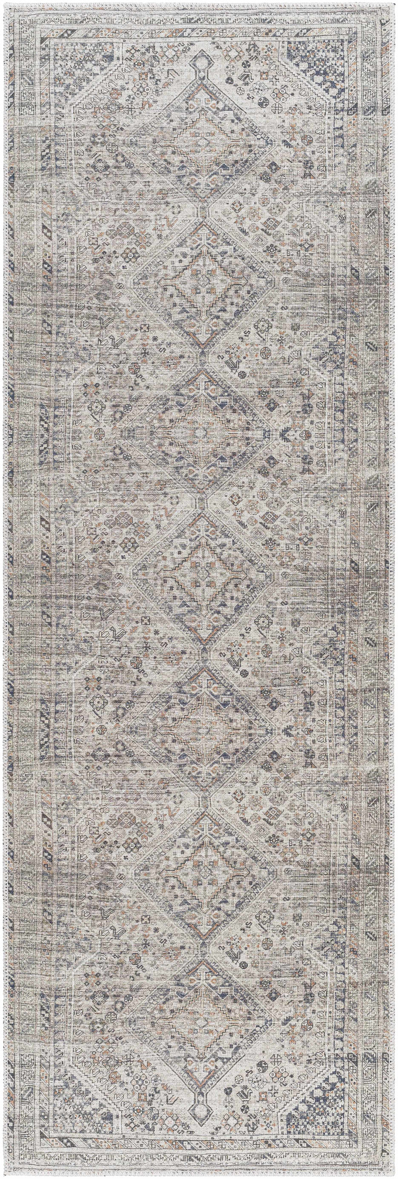 Barny Beige Flat Pile Washable Rug by Boutique Rugs