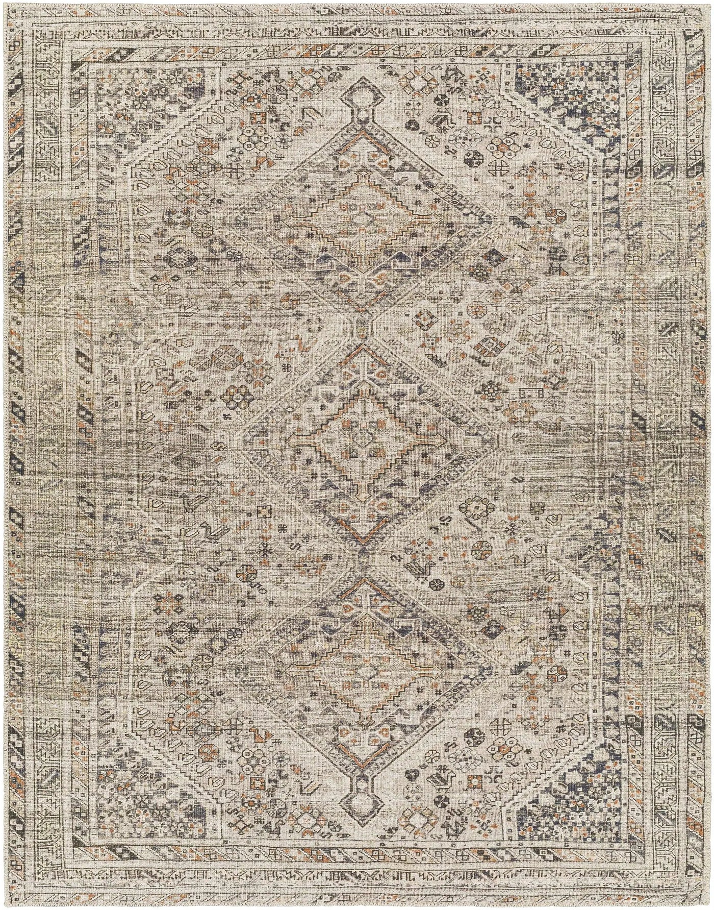 Barny Beige Flat Pile Washable Rug by Boutique Rugs
