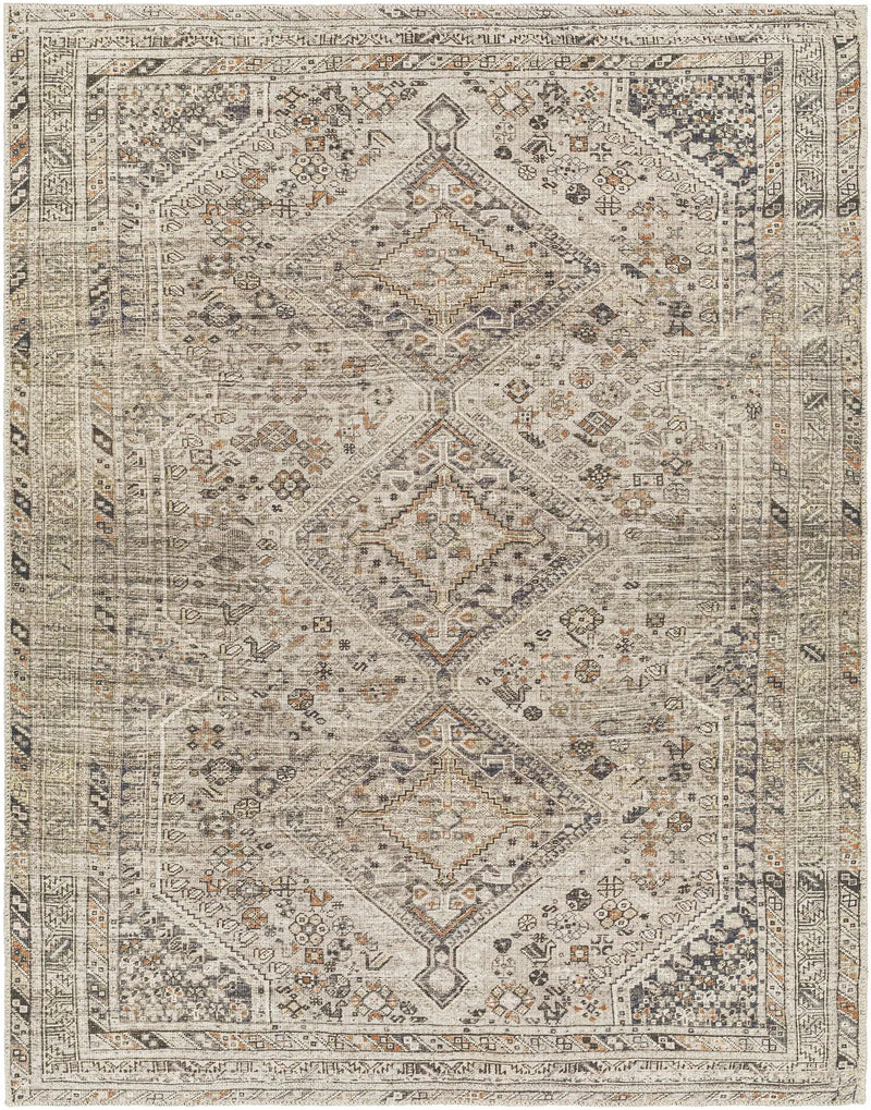 Barny Beige Flat Pile Washable Rug by Boutique Rugs