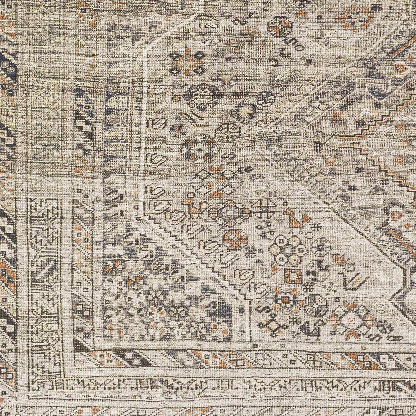 Barny Beige Flat Pile Washable Rug by Boutique Rugs