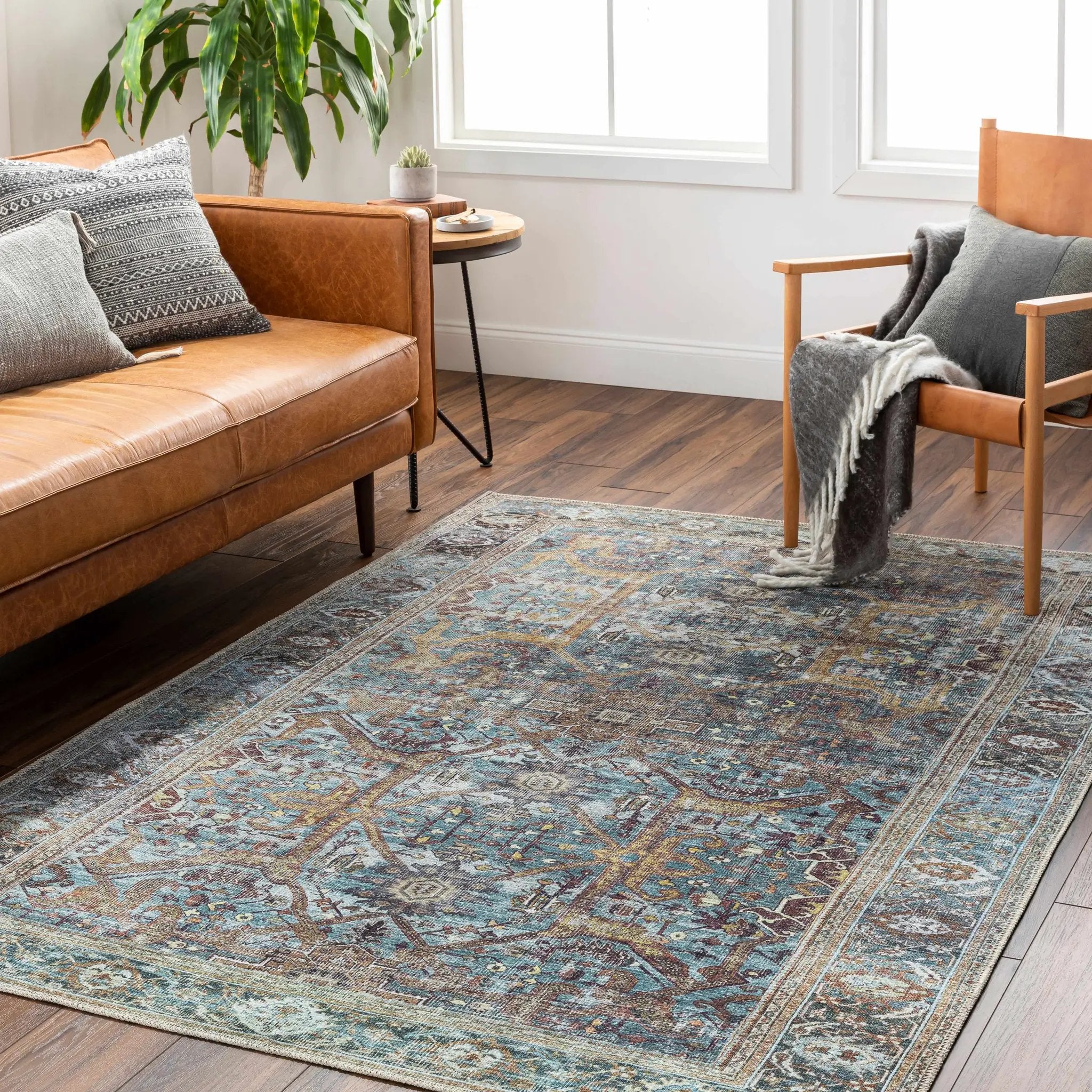 Kaif Washable Area Rug - Clearance by Boutique Rugs