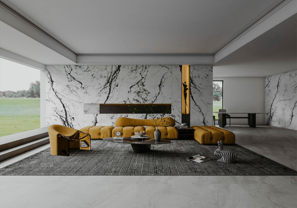 San Simone Sintered Stone Slab 125x63 room scene 2
