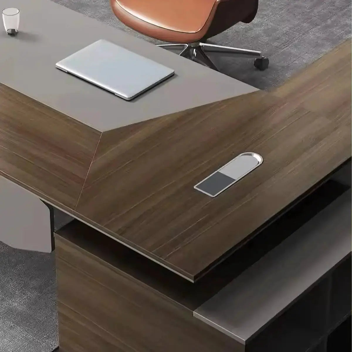 Flynn · Modern L-Shaped Executive Desk by Arc Grove