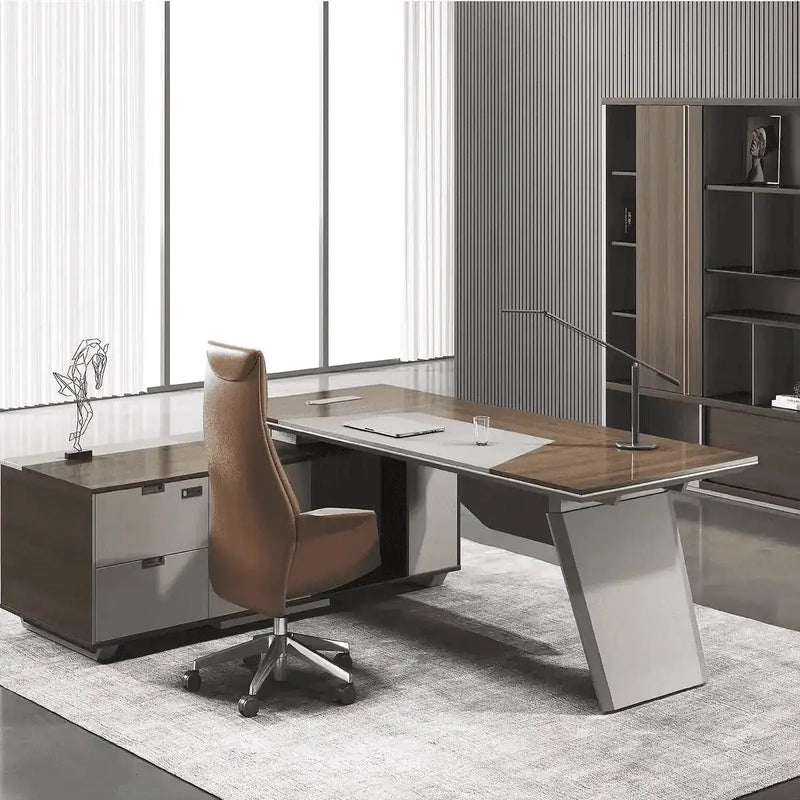 Flynn · Modern L-Shaped Executive Desk by Arc Grove