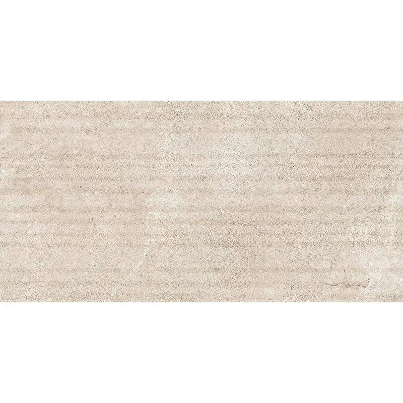 Sand Moon Struttura Grooves 12x24 Rec by Stonetiledepot