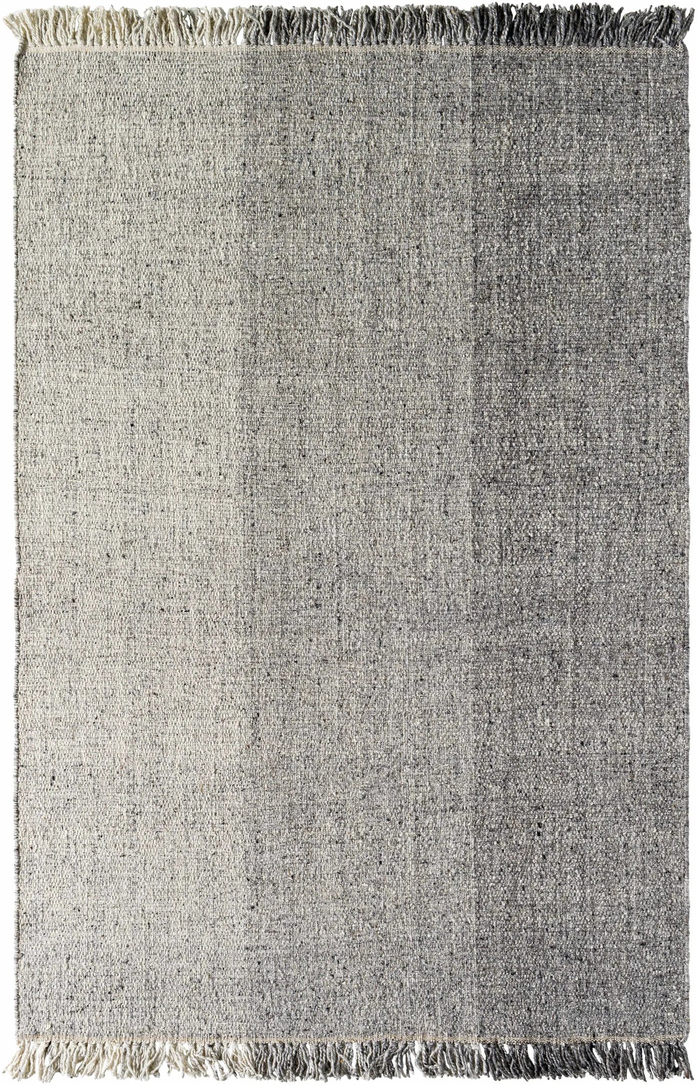 Penha Gray Monochrome Wool Area Rug - Clearance by Boutique Rugs