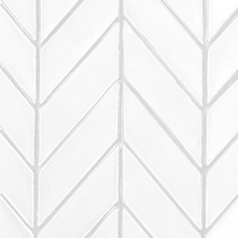 Cotton Matte Chevron Ceramic Tiles 2x6 Ceramic Matte 2x6 Tiles — 2