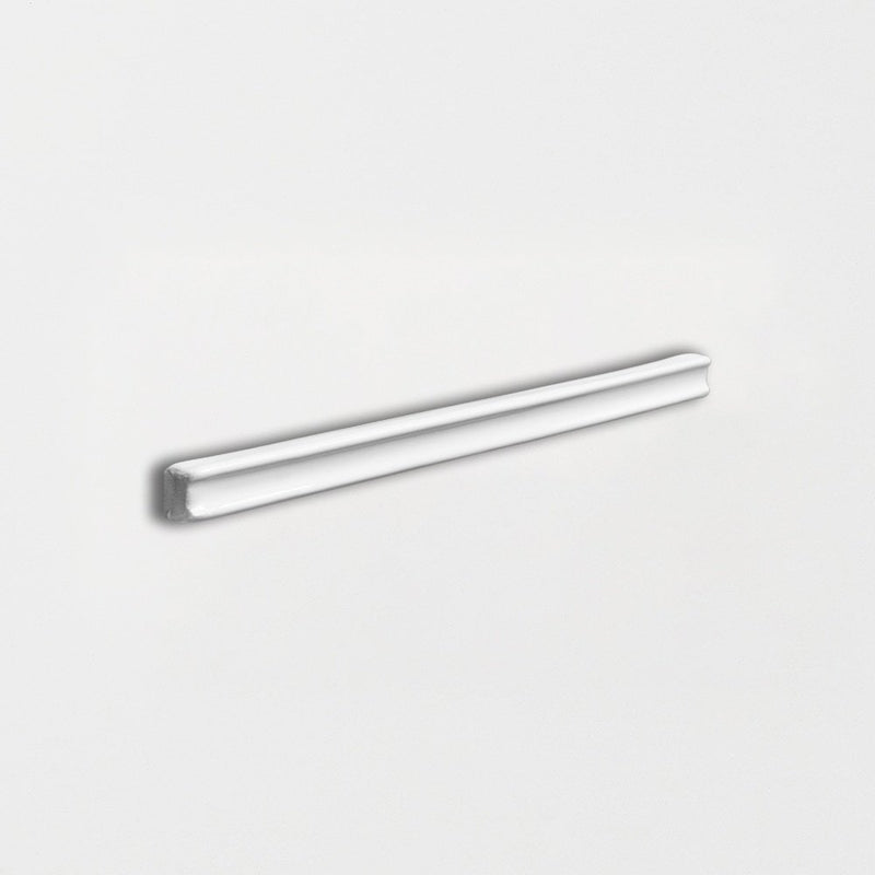 Satin Cotton Matte Pencil Trim 5/8x6 Ceramic Matte 2x6 Moldings