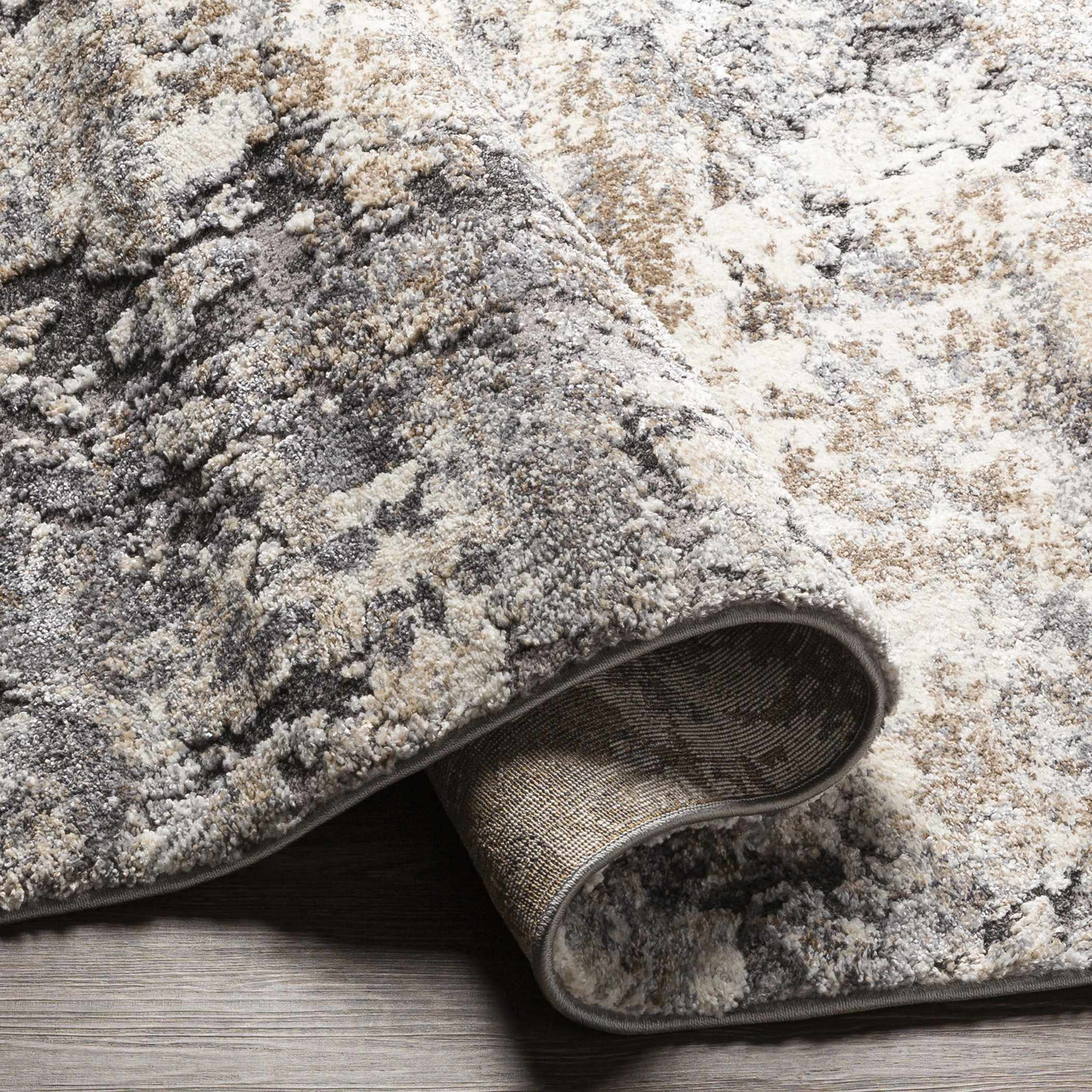 Satsop Rock Pattern Thick Rug by Boutique Rugs