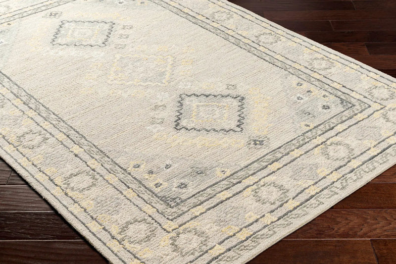 Alena Gray Wool Blend Area Rug - Clearance by Boutique Rugs