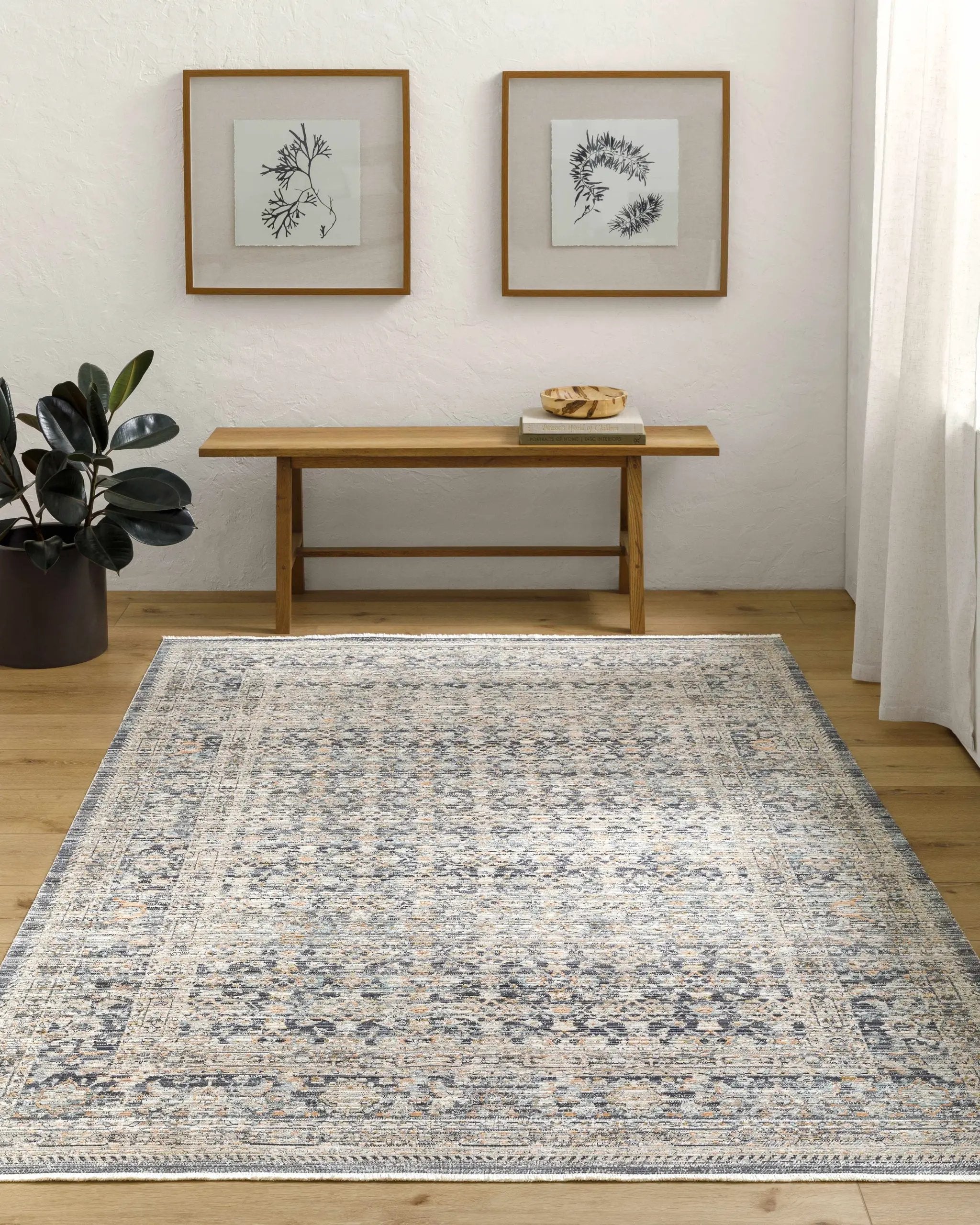 Margaret Outdoor Machine Woven Becki Owens x LIVABLISS BOMG-2308 Washable Area Rug by Boutique Rugs