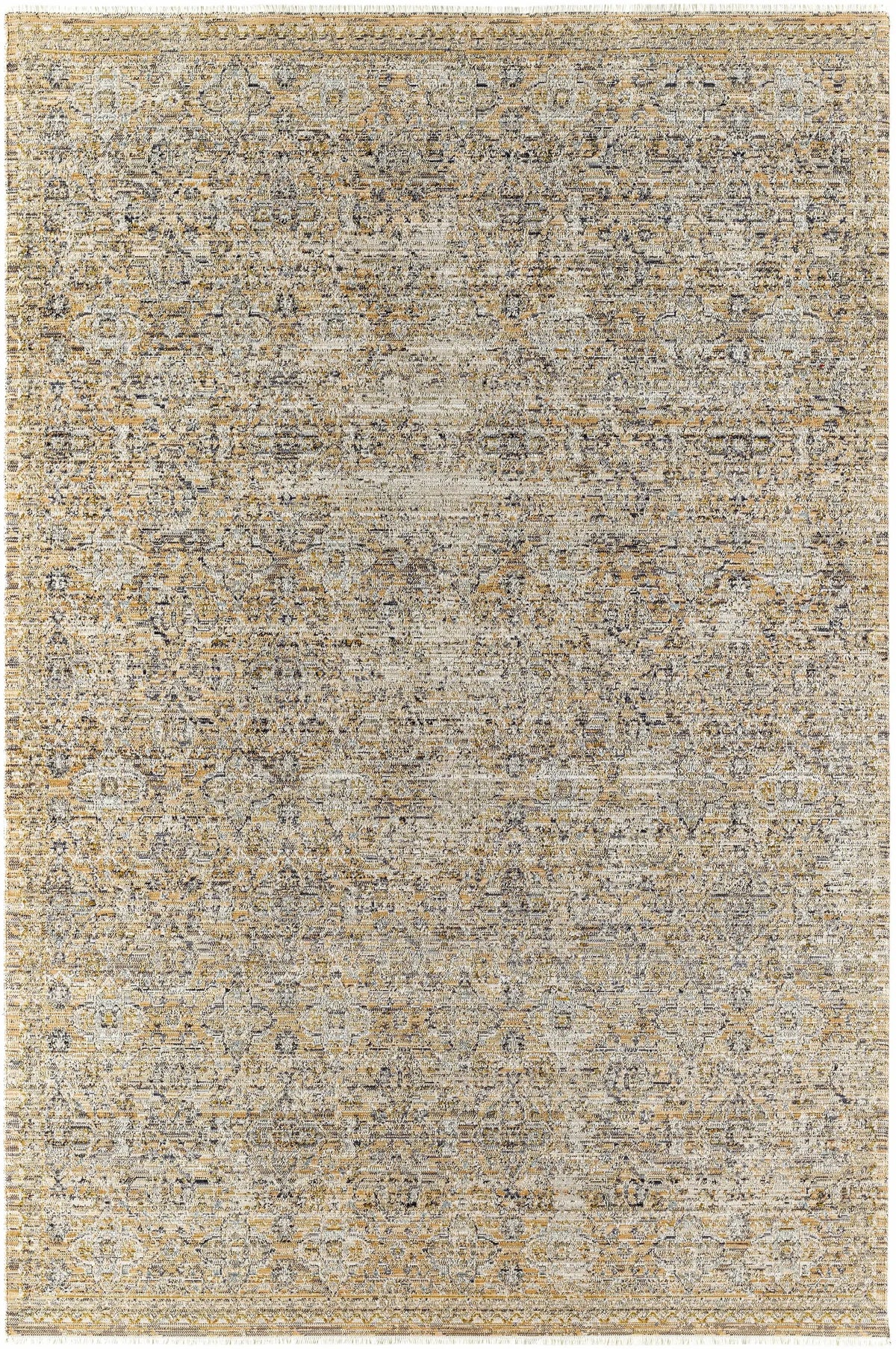 Margaret Beige & Blue Washable Outdoor Rug - Becki Owens x Livabliss - Clearance by Boutique Rugs