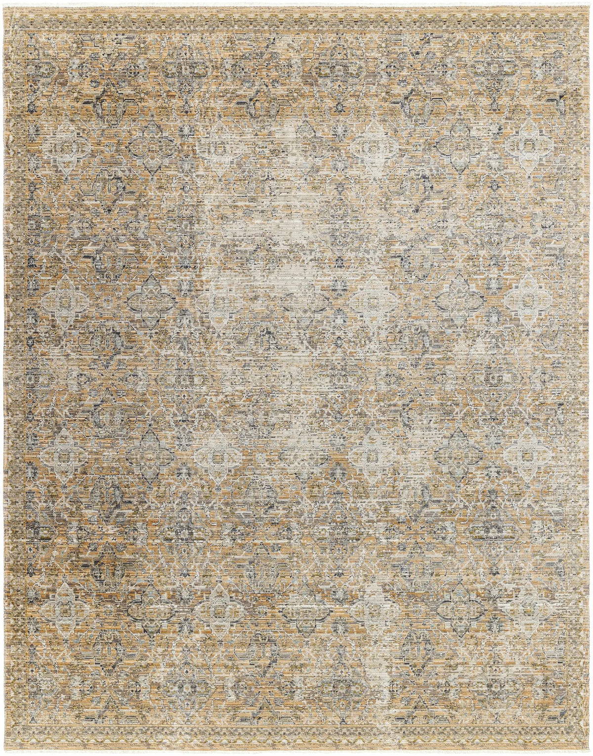 Margaret Beige & Blue Washable Outdoor Rug - Becki Owens x Livabliss - Clearance by Boutique Rugs