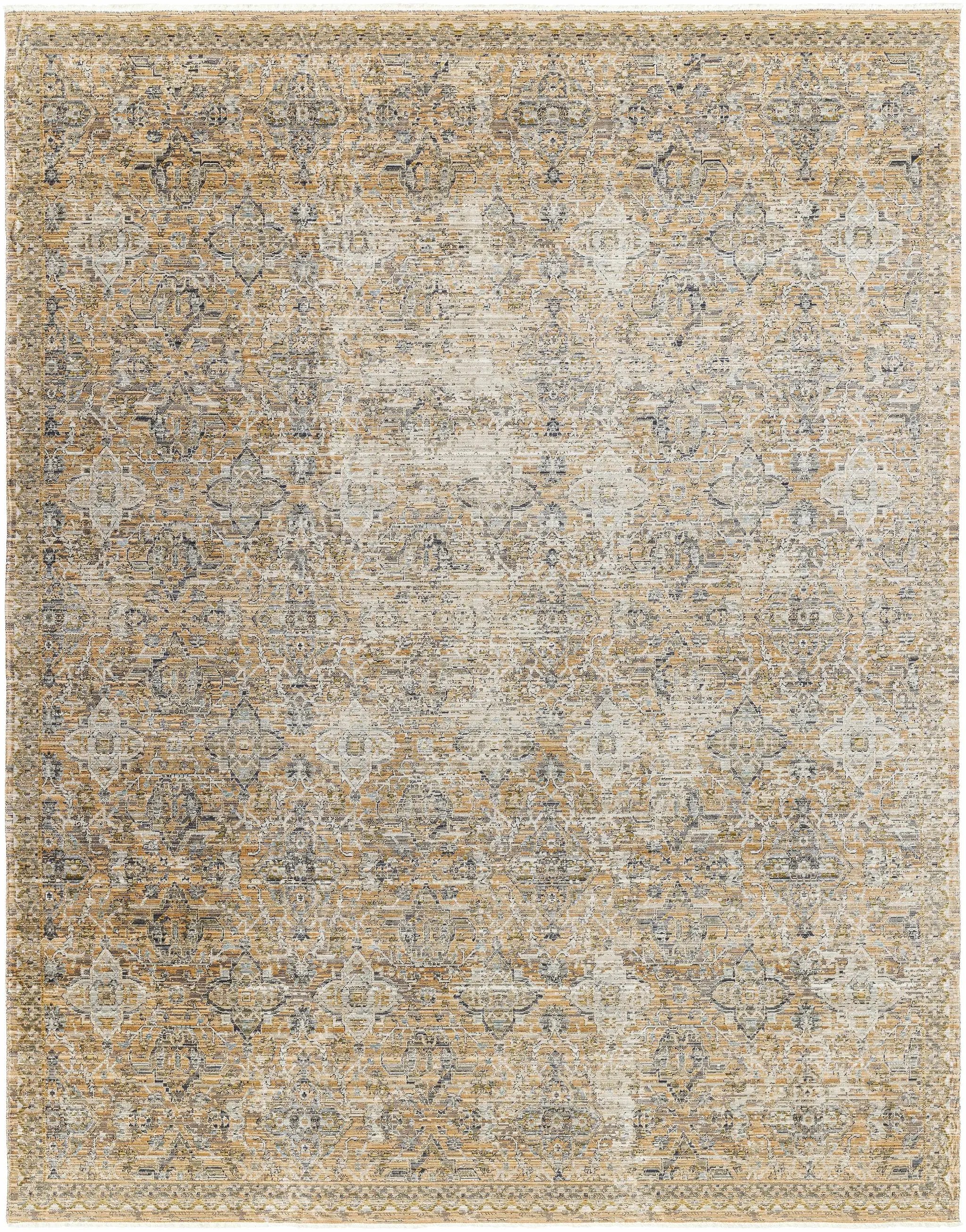 Margaret Beige & Blue Washable Outdoor Rug - Becki Owens x Livabliss - Clearance by Boutique Rugs