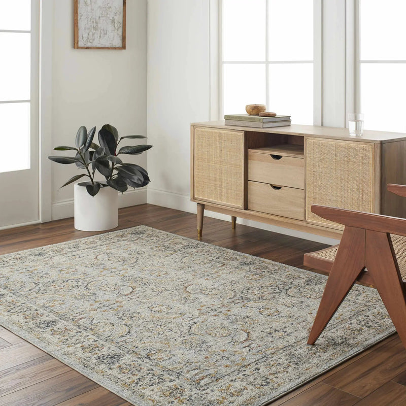 Jeven Blue Area Rug - Clearance by Boutique Rugs