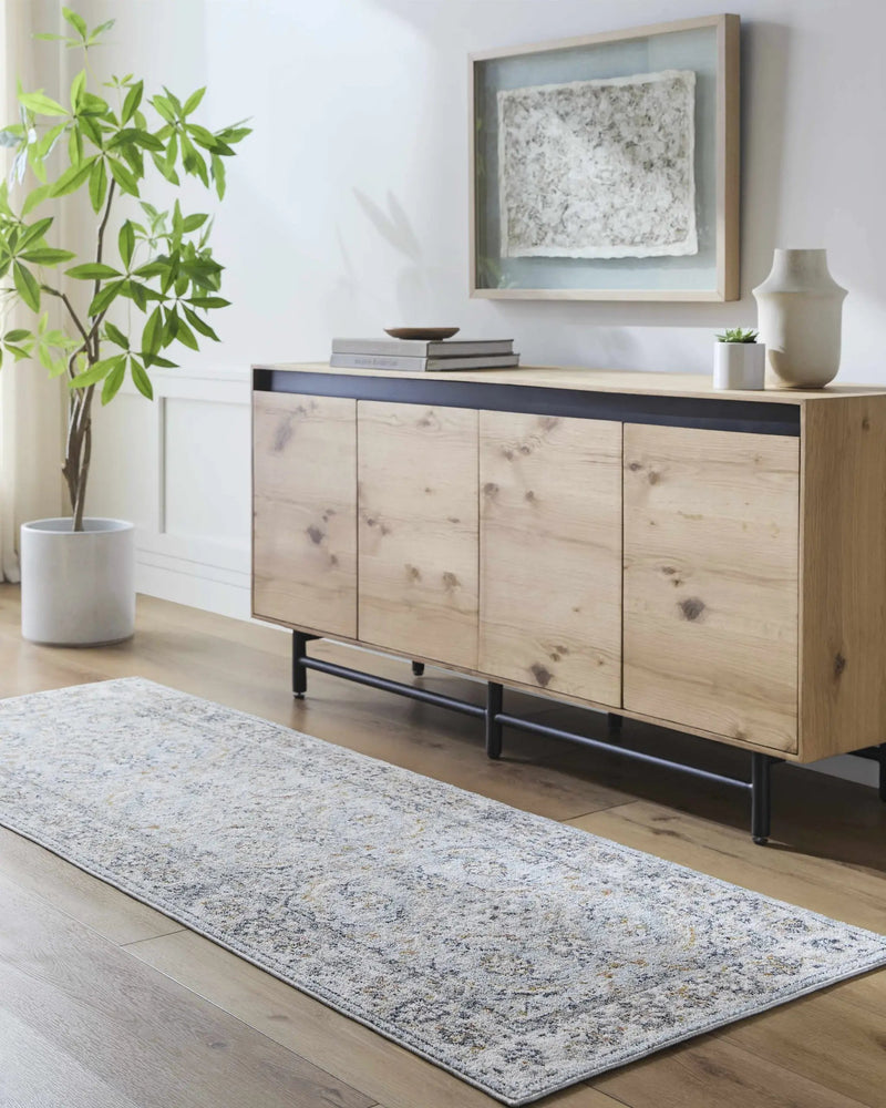 Jeven Blue Area Rug - Clearance by Boutique Rugs