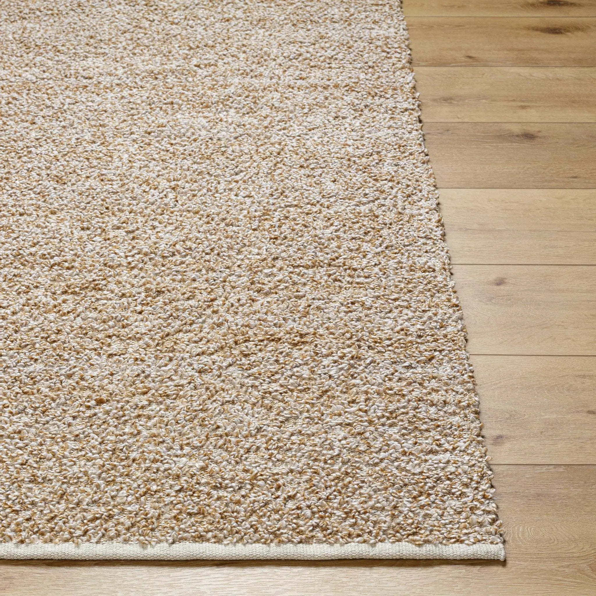 Kamil Beige Solid Area Rug - Clearance by Boutique Rugs