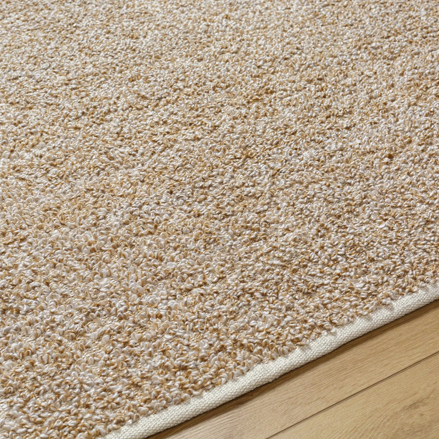 Kamil Beige Solid Area Rug - Clearance by Boutique Rugs