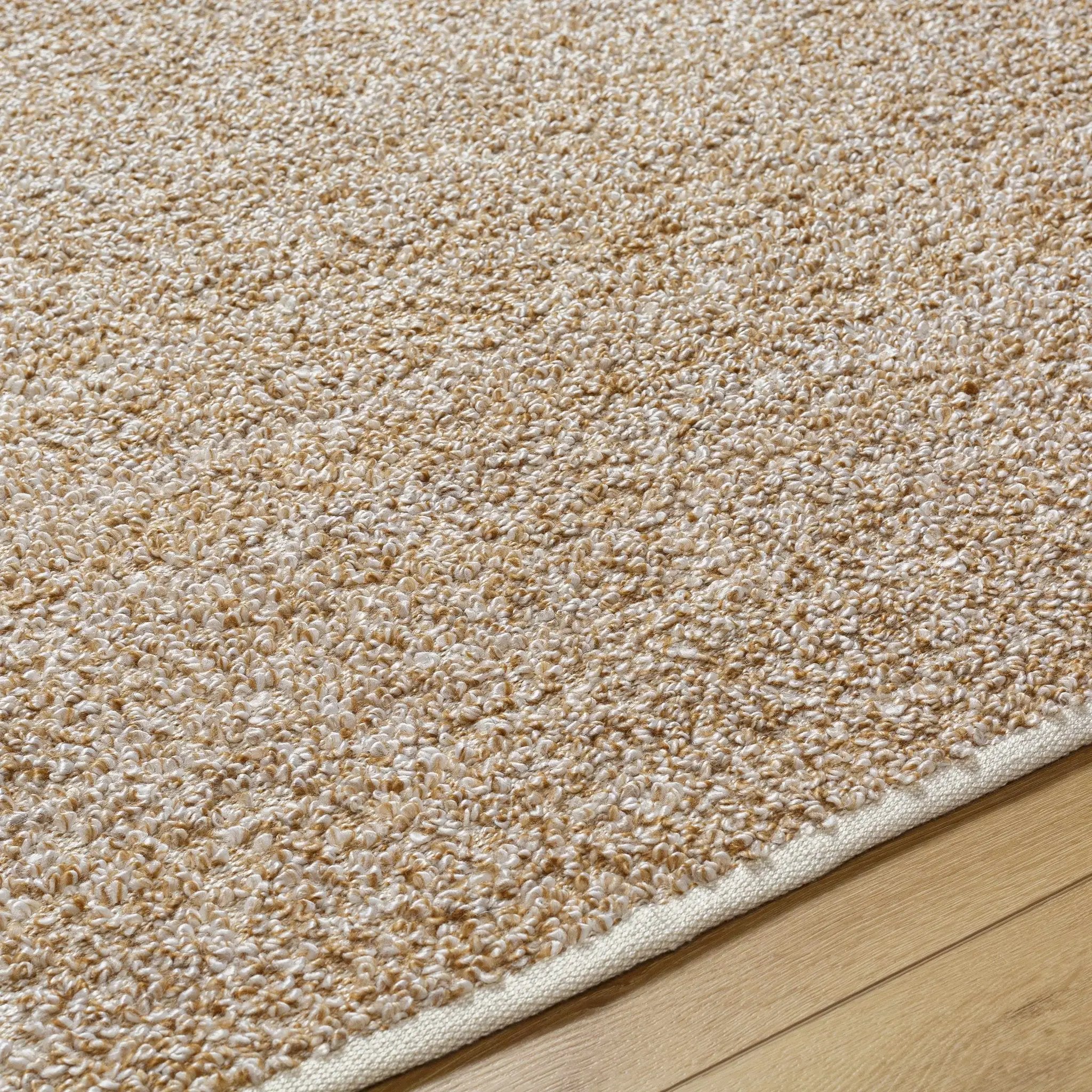 Kamil Beige Solid Area Rug - Clearance by Boutique Rugs
