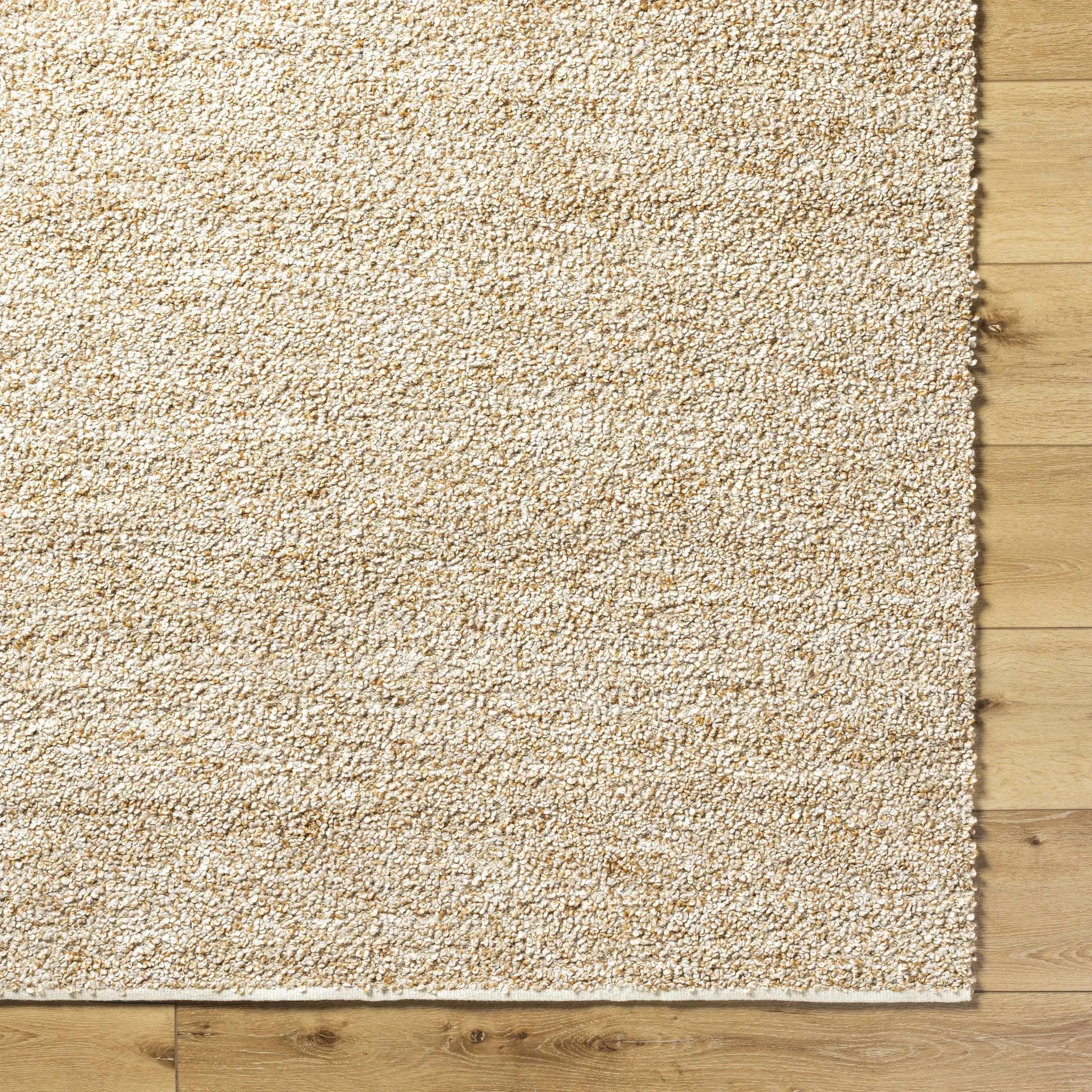 Kamil Beige Solid Area Rug - Clearance by Boutique Rugs