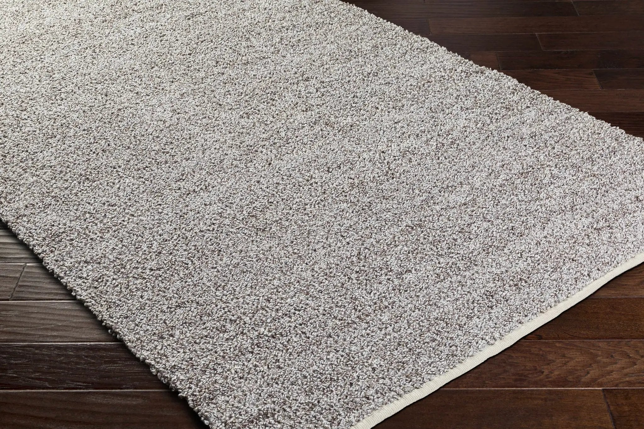 Kamil Gray Solid Area Rug - Clearance by Boutique Rugs