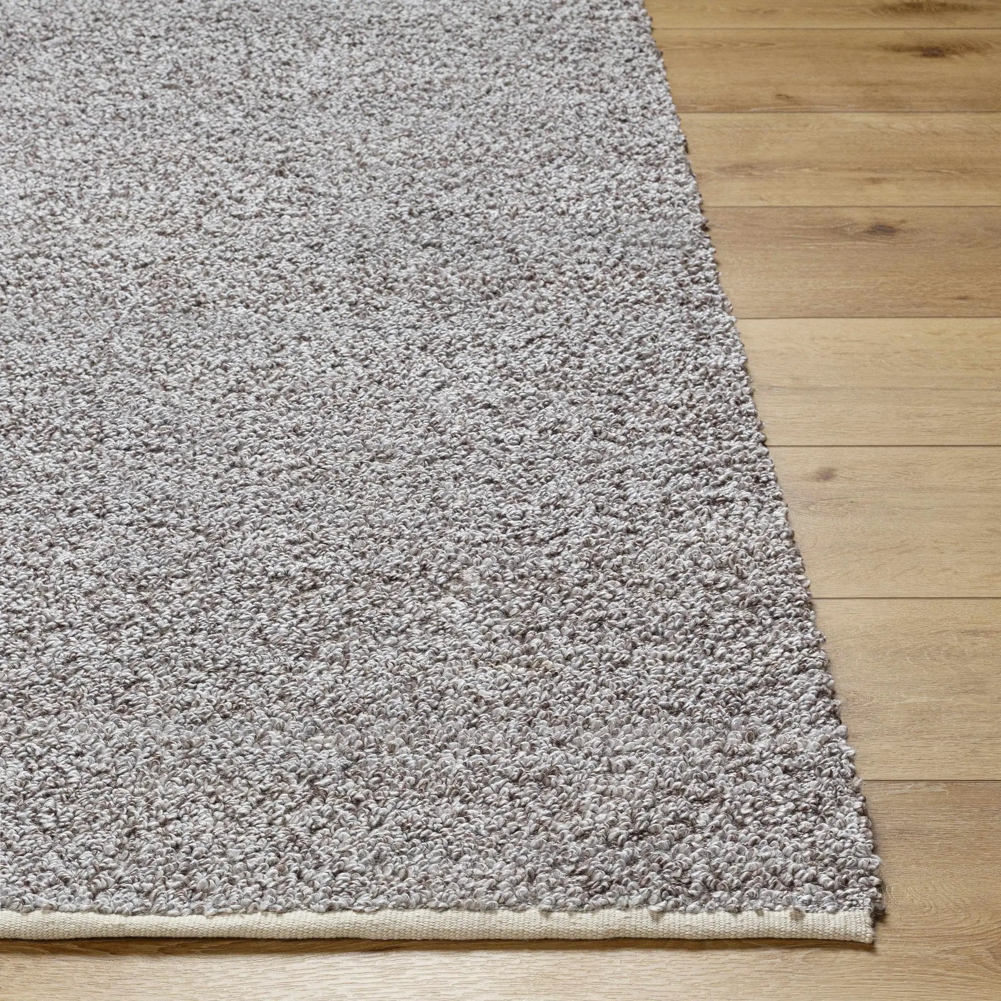 Kamil Gray Solid Area Rug - Clearance by Boutique Rugs