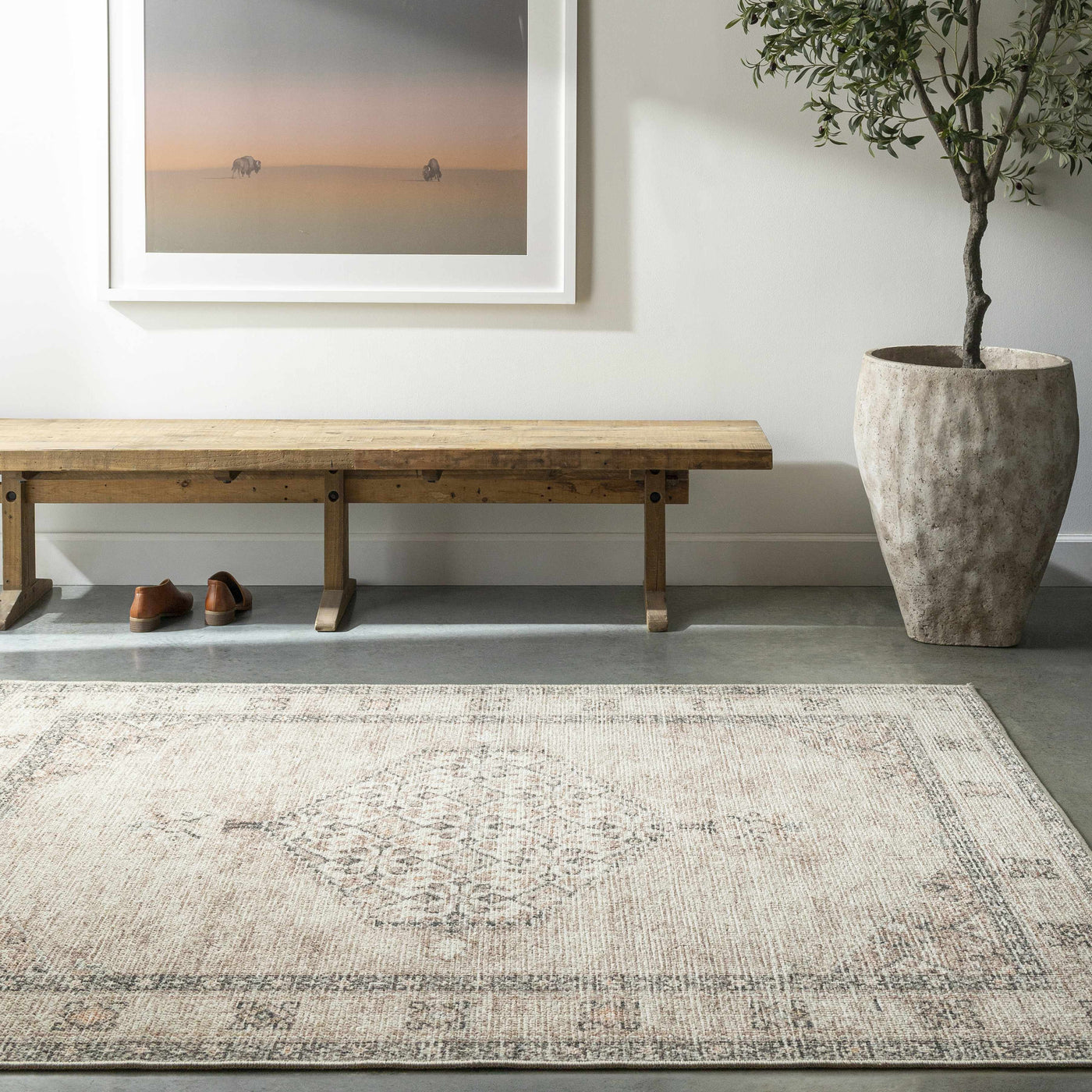 Lila Machine Woven Becki Owens x LIVABLISS BOLC-2302 Area Rug by Boutique Rugs