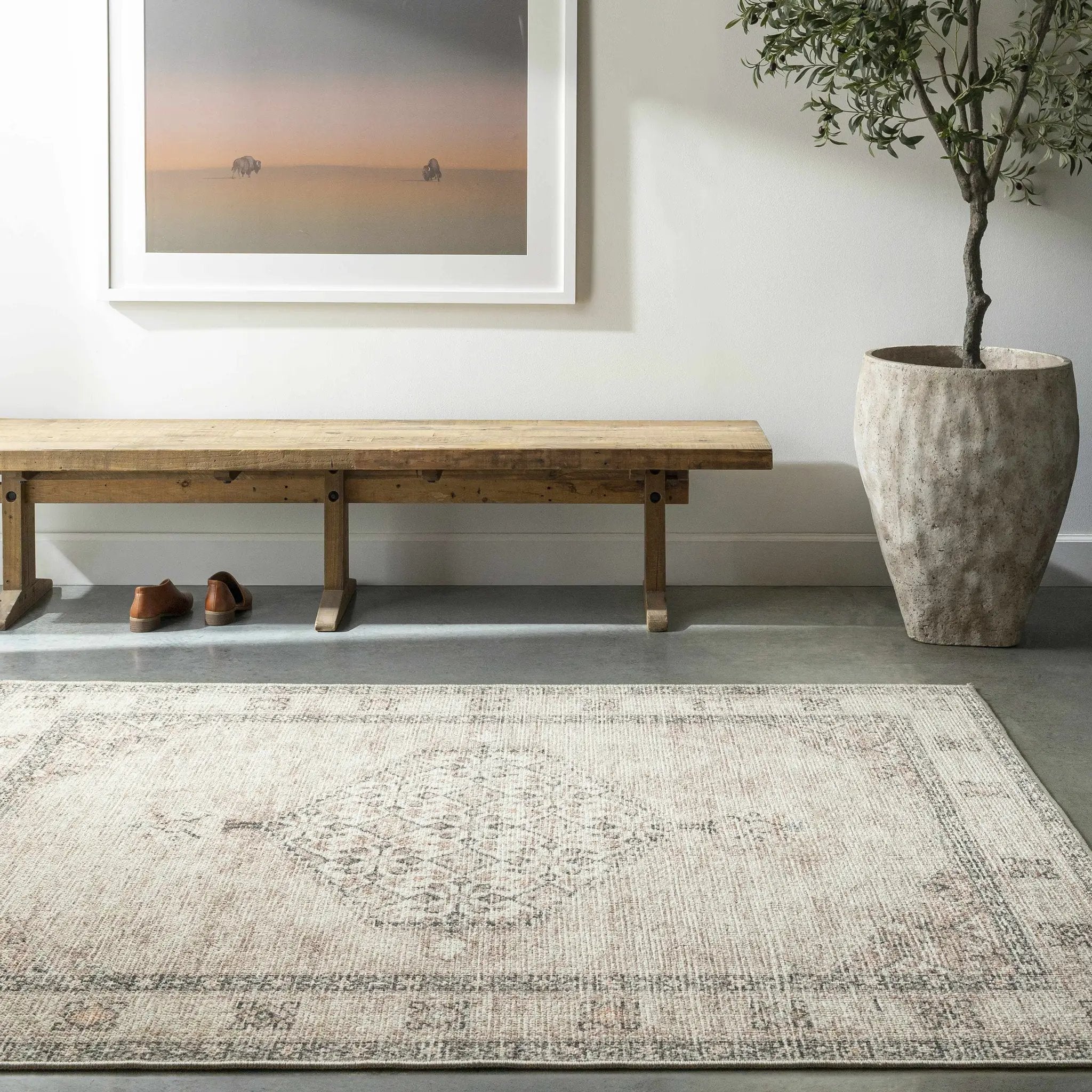 Lila Machine Woven Becki Owens x LIVABLISS BOLC-2302 Area Rug by Boutique Rugs