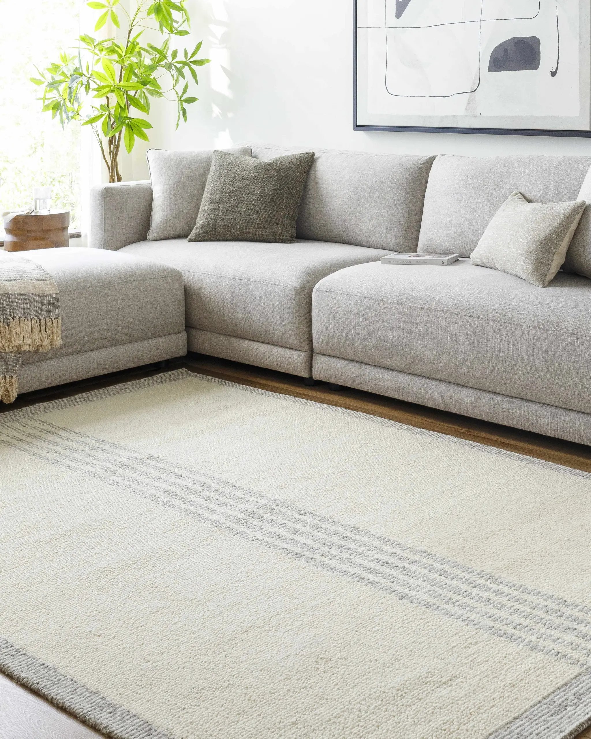 Ande Cream Area Rug - Clearance by Boutique Rugs
