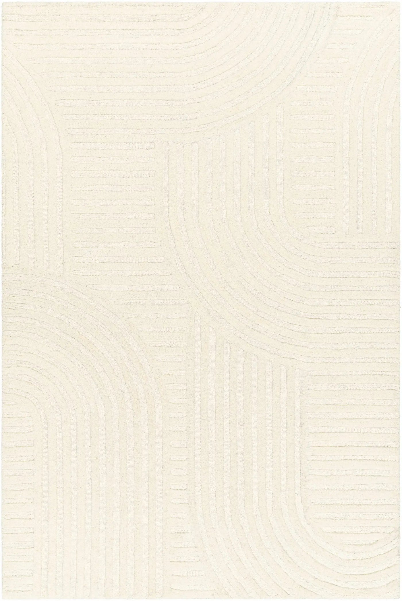 Whan Off White Area Rug - Clearance by Boutique Rugs