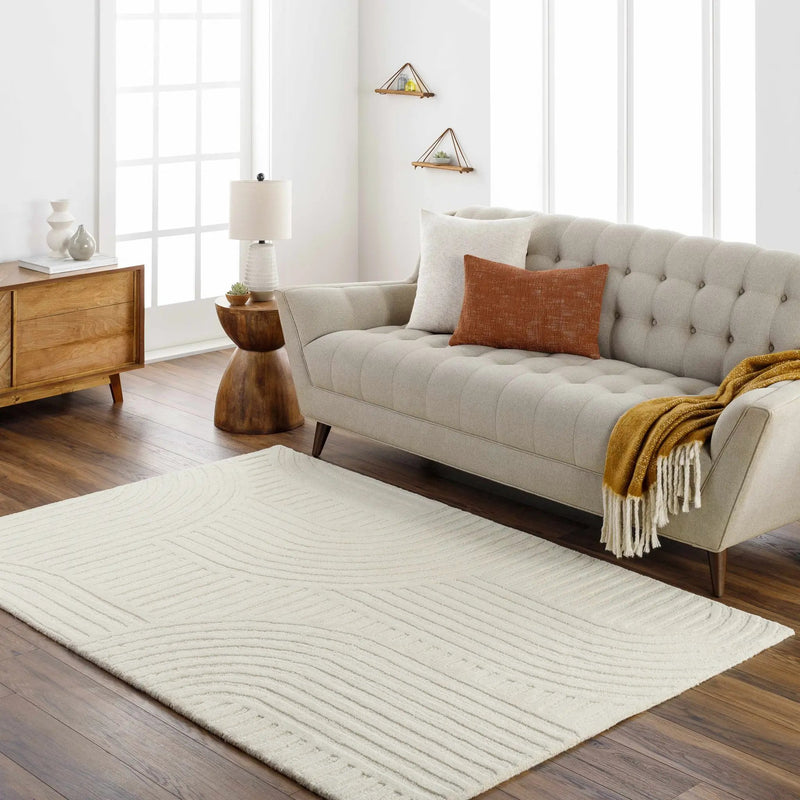 Whan Off White Area Rug - Clearance by Boutique Rugs