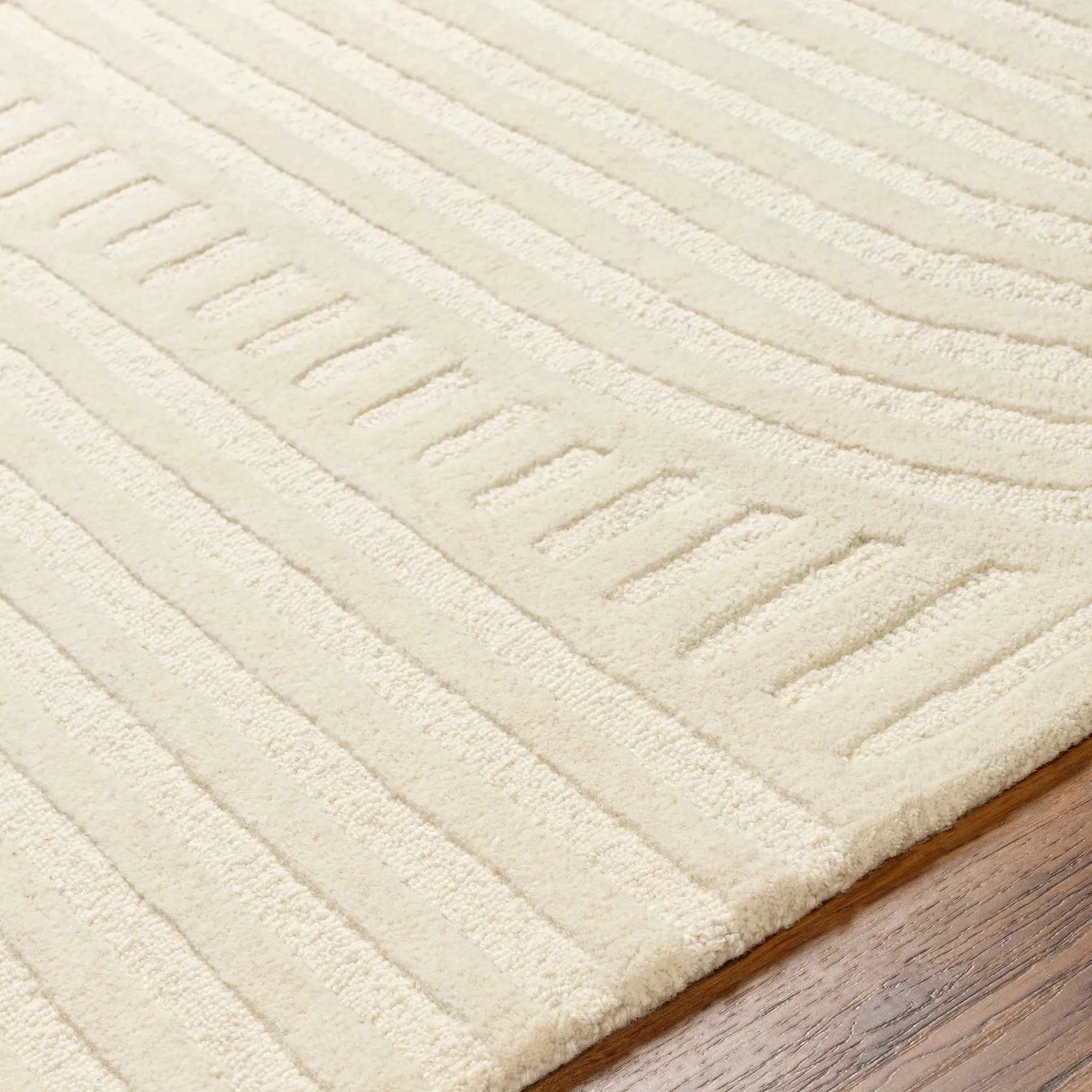 Whan Off White Area Rug - Clearance by Boutique Rugs