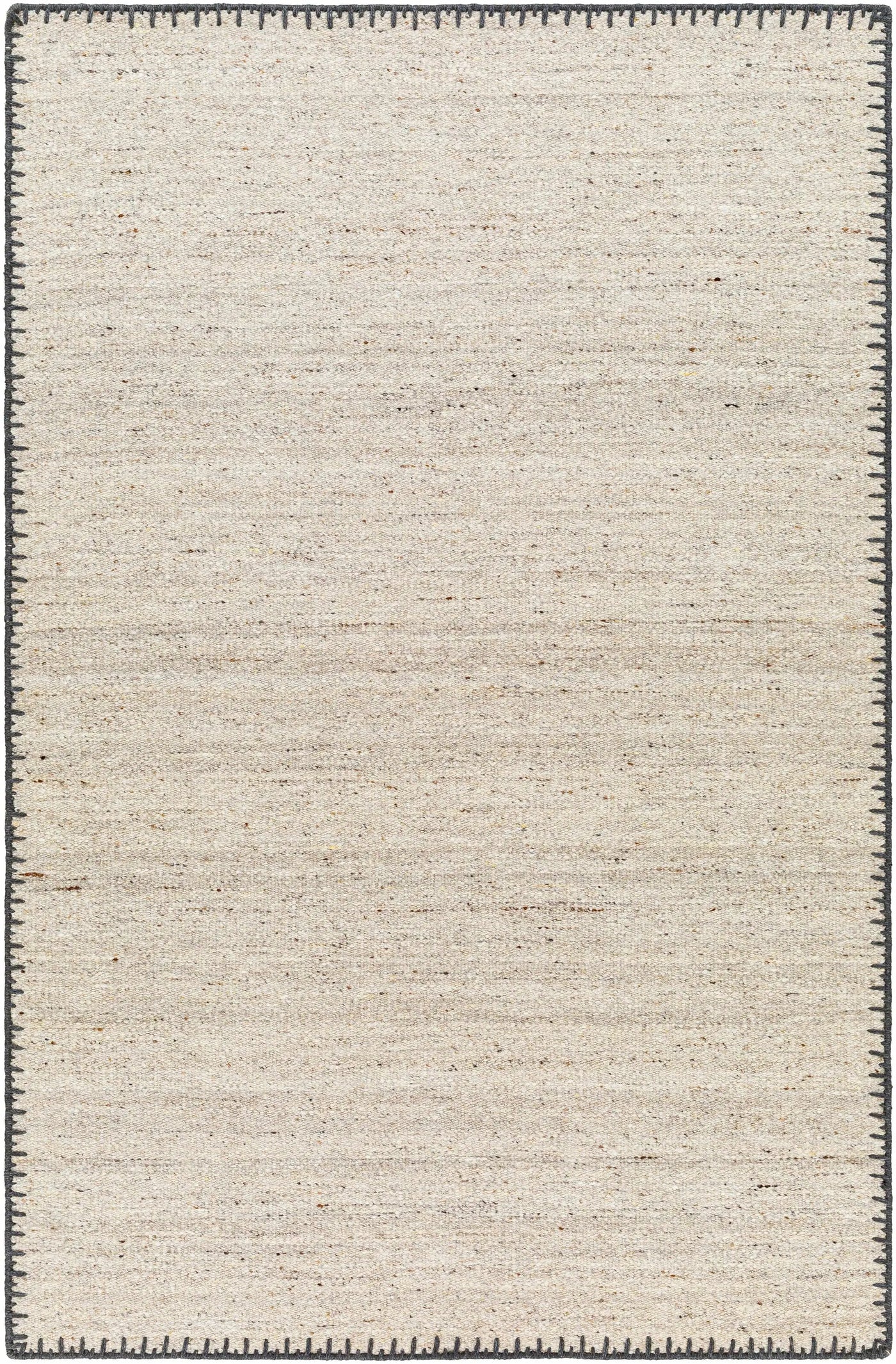 Ayumu Beige Hand Woven Wool Area Rug by Boutique Rugs