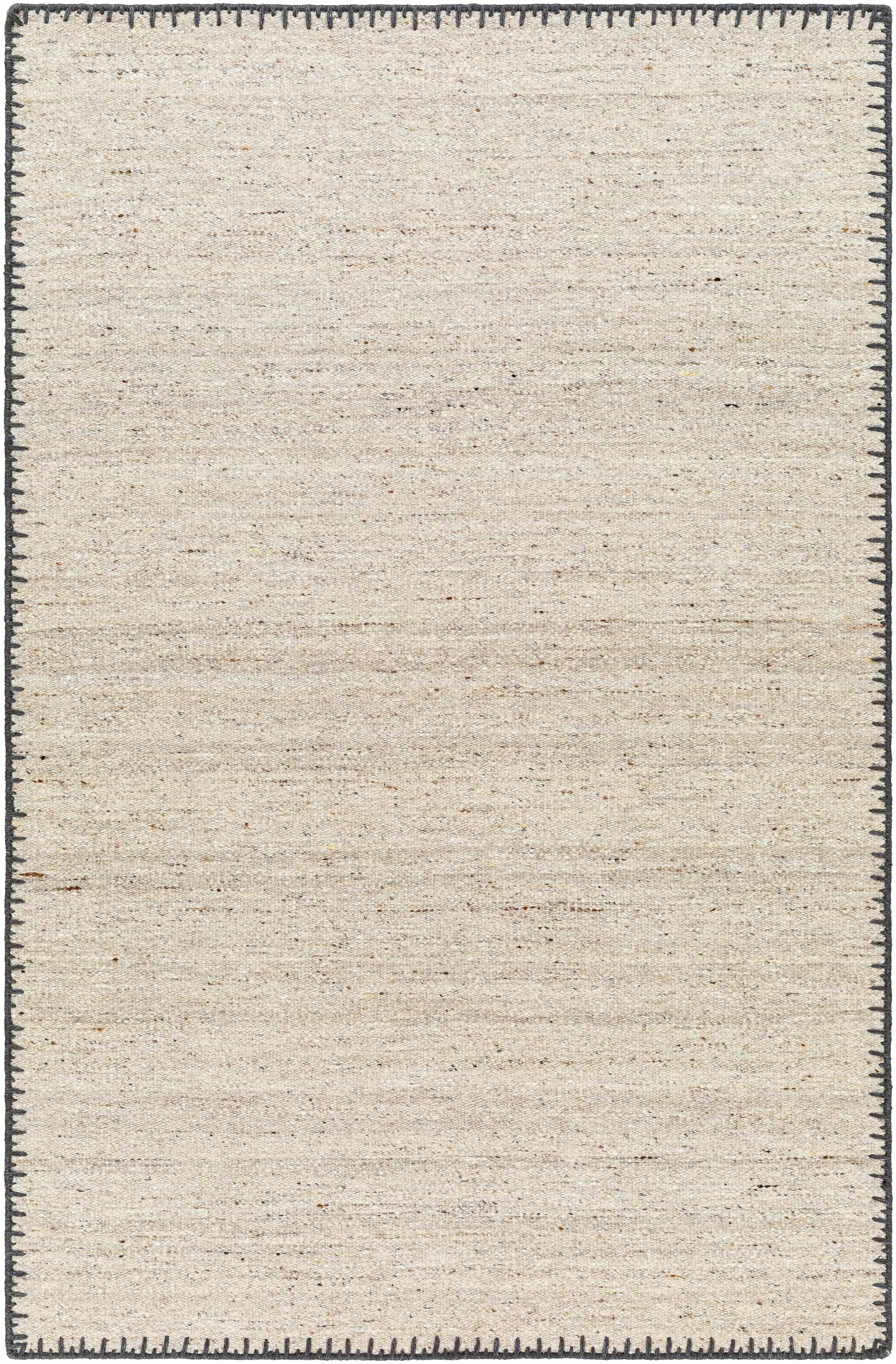 Ayumu Beige Hand Woven Wool Area Rug by Boutique Rugs
