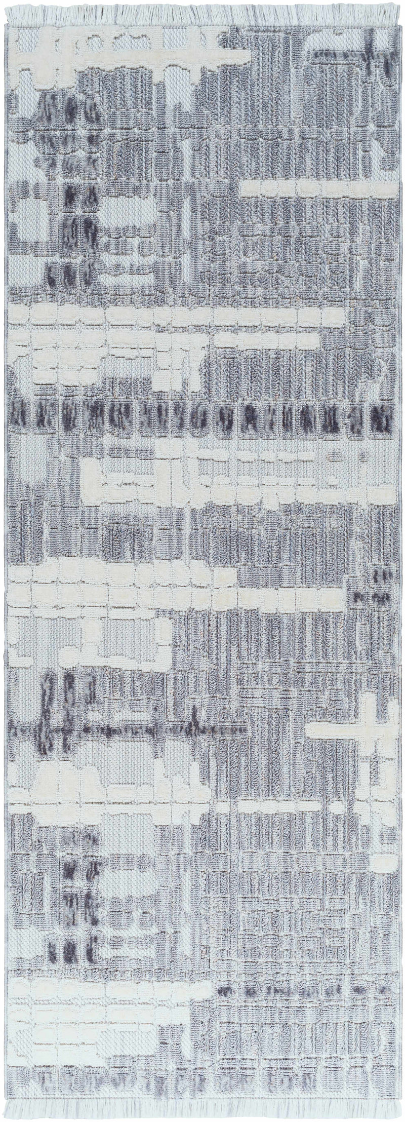 Bodhi Textured Saxony Rug with Fringes - Clearance by Boutique Rugs