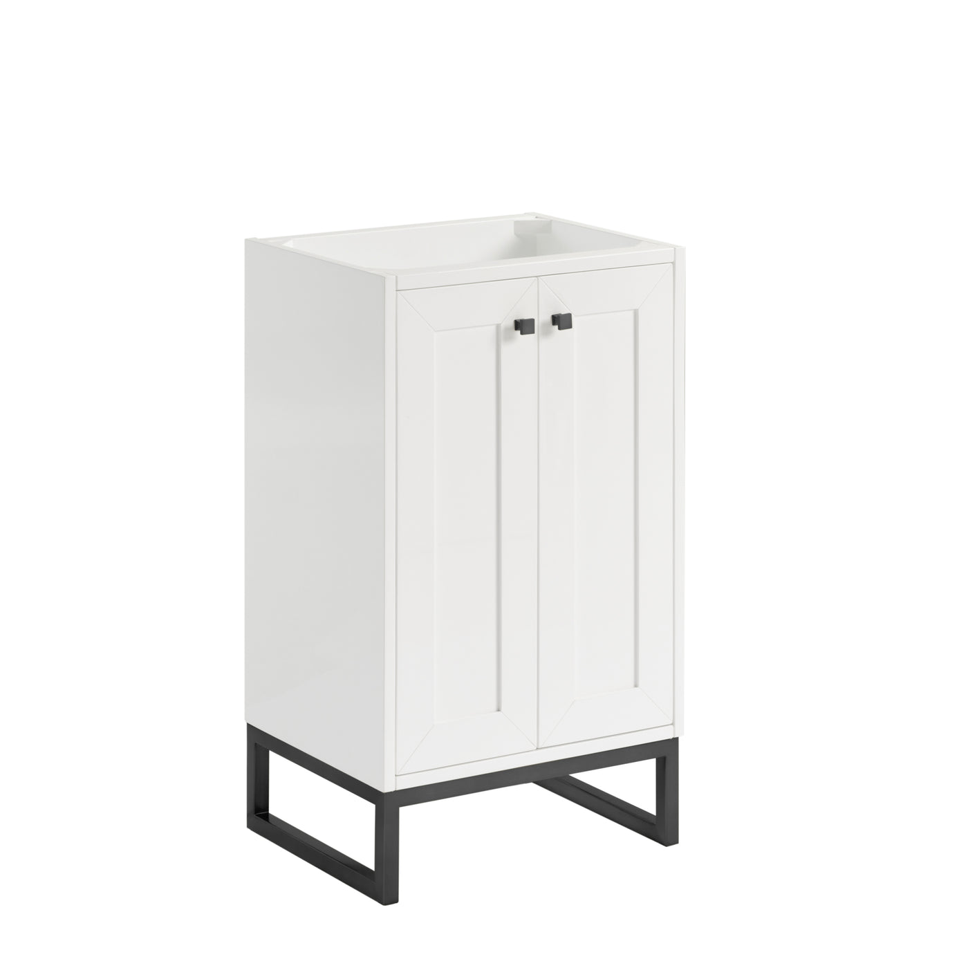 James Martin Chianti 20" Single Bathroom Vanity, Glossy White by James Martin
