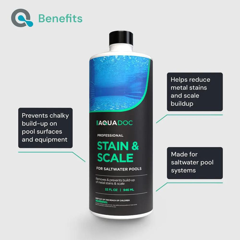 Stain and Scale Remover for Saltwater Pools by AquaDoc
