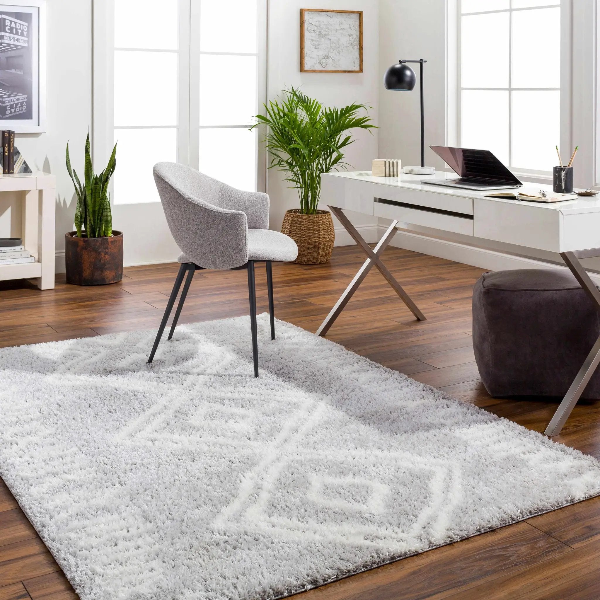 Asael Gray Area Rug - Clearance by Boutique Rugs