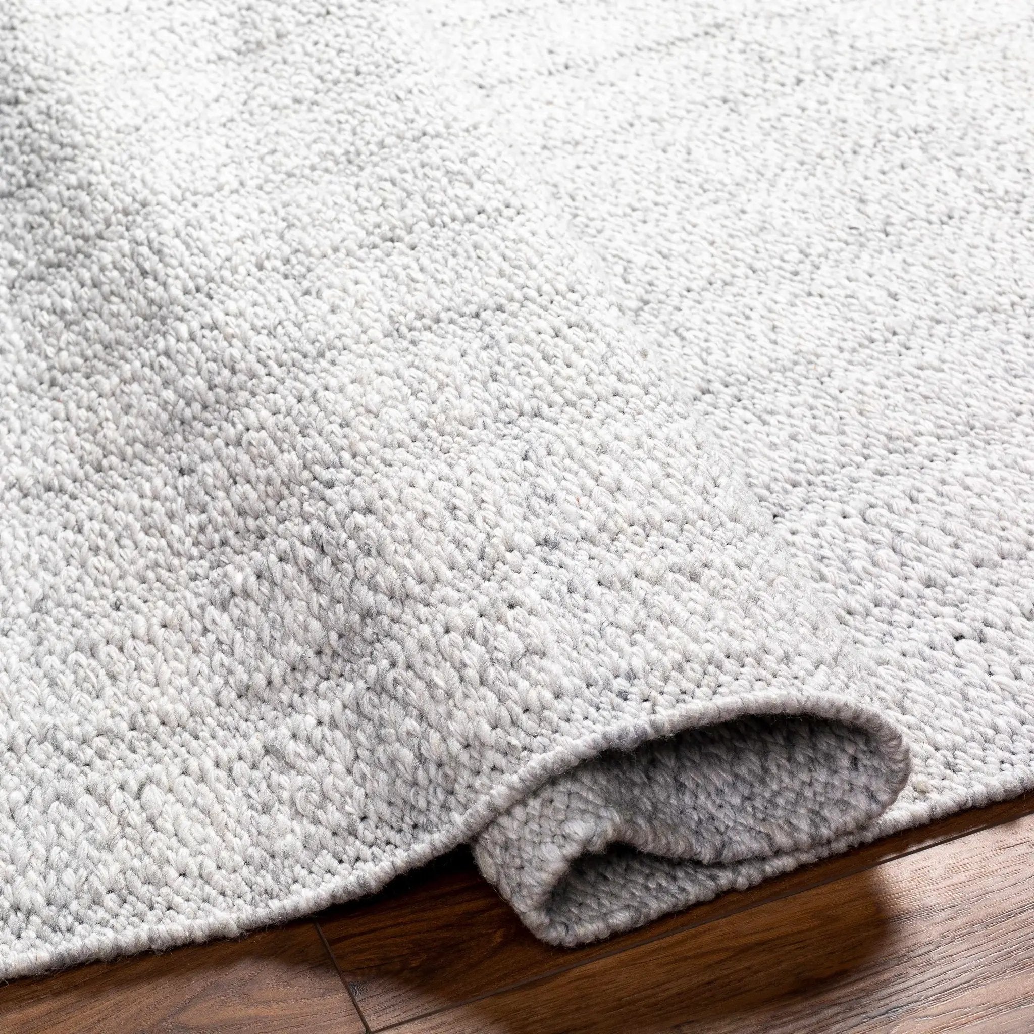 Light Gray Anane Area Rug - Clearance by Boutique Rugs