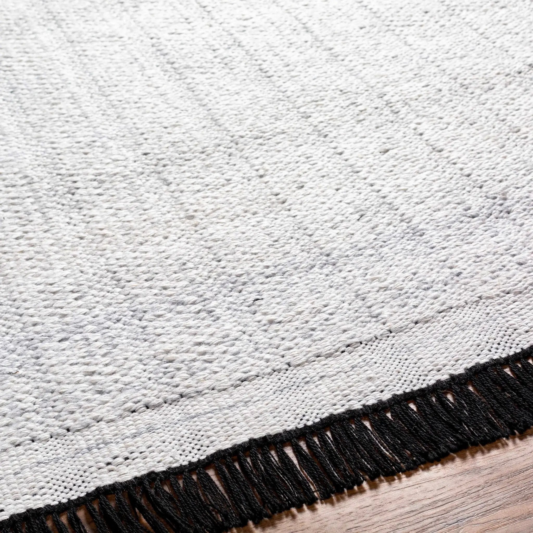 Light Gray Anane Area Rug - Clearance by Boutique Rugs