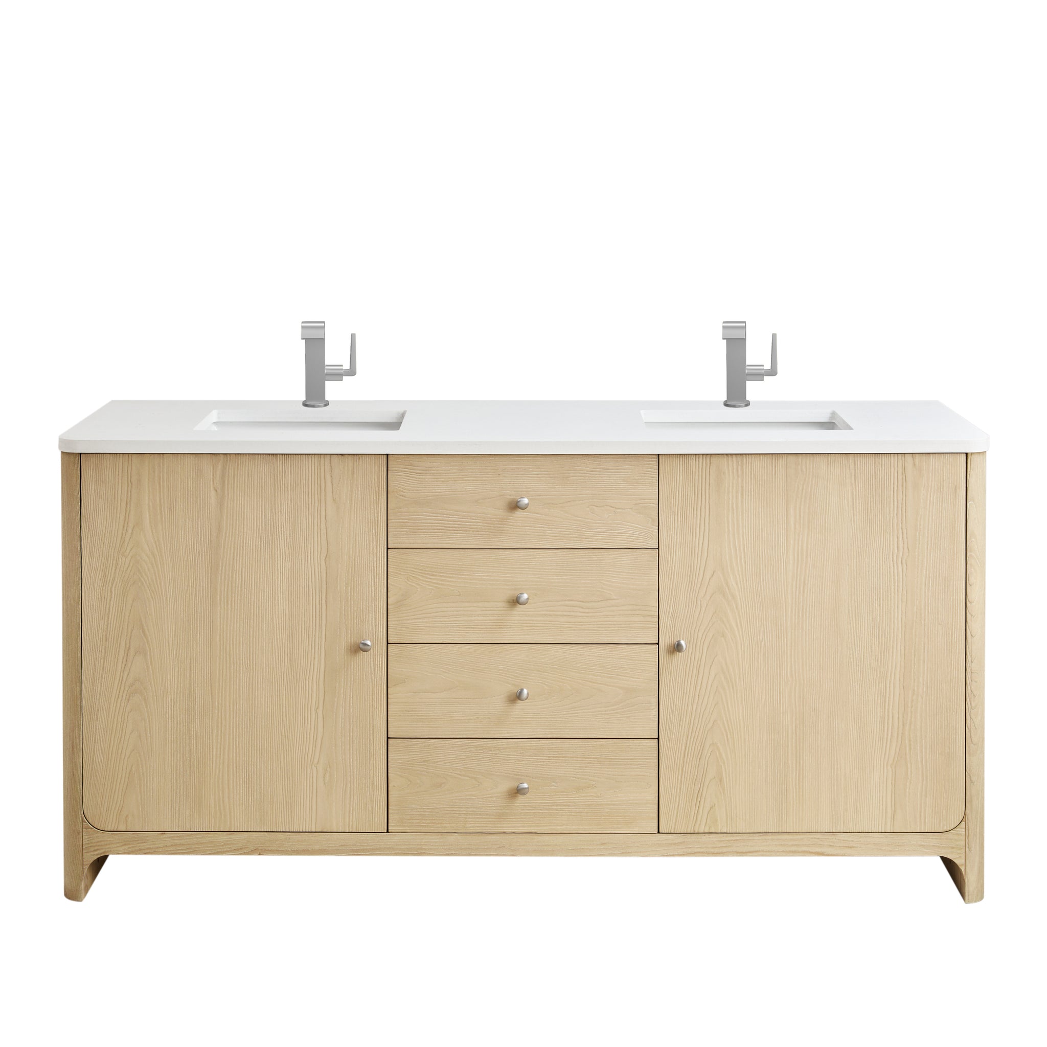 James Martin Gracyn 72" Double Bathroom Vanity, Coastal Driftwood by James Martin