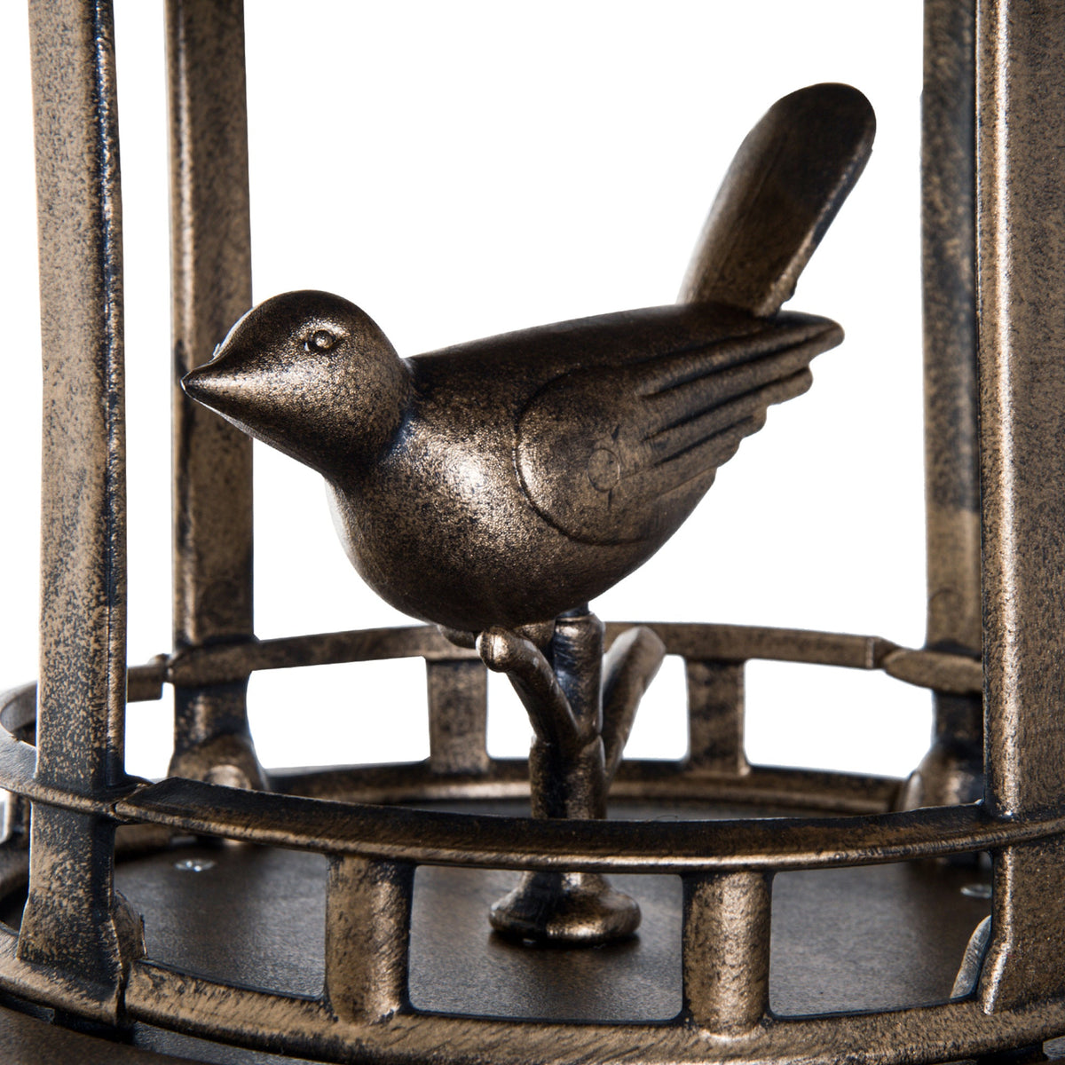 Resin Tall Bird Bath Feeder and Planter 44 Inch, detail