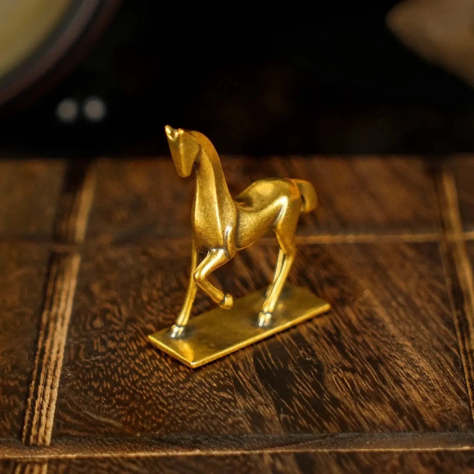 Sculpture - Abstract Brass Horse by House Of Avana