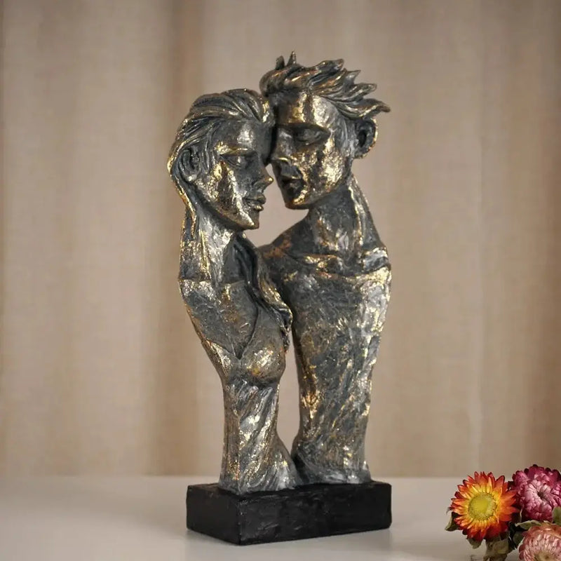 Sculpture - Abstract Lovers Figure by House Of Avana